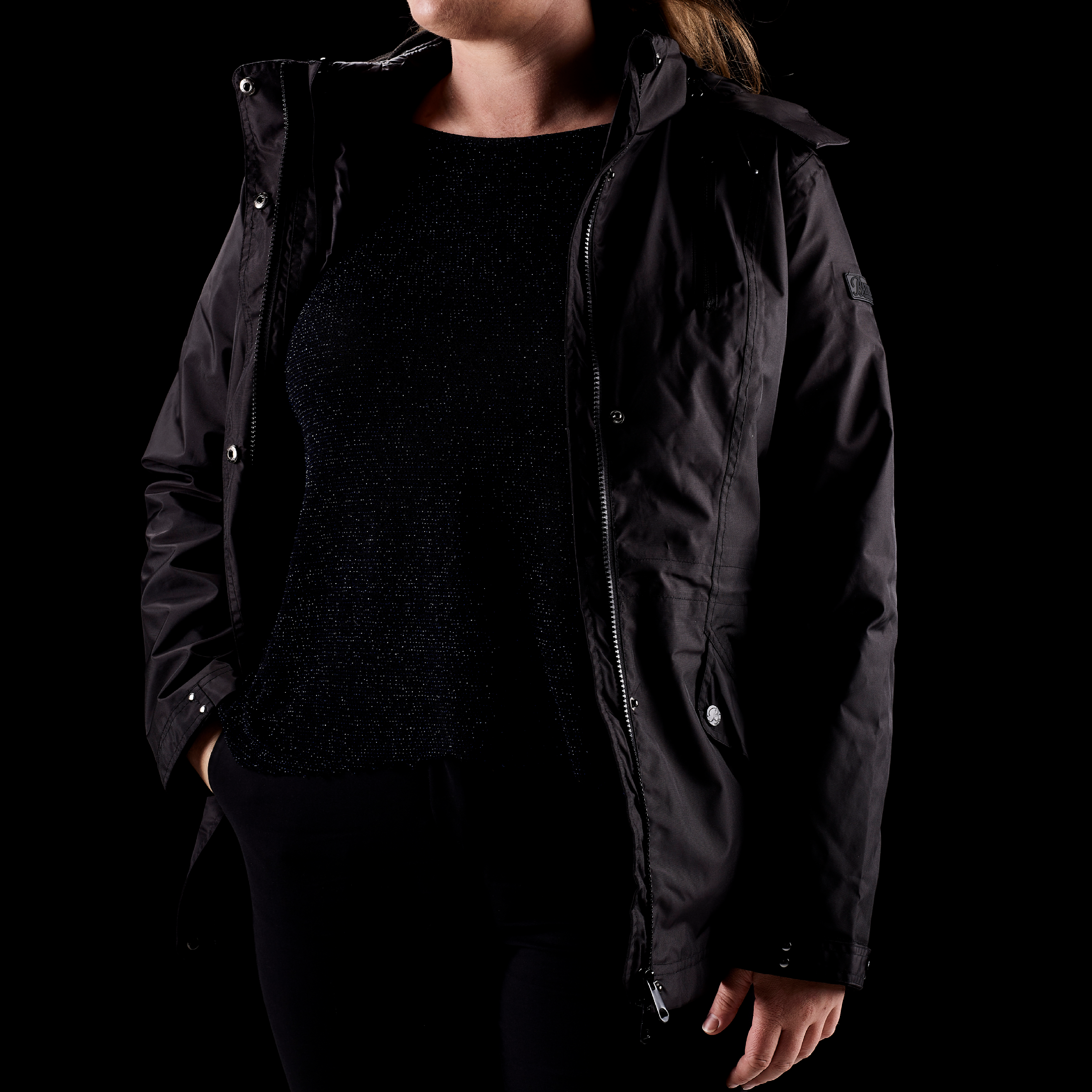 Bates 3-in-1 Waterproof Ladies Equestrian Jacket